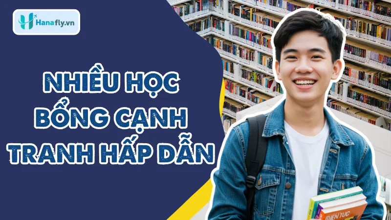 Nhiều học bổng cạnh tranh hấp dẫn