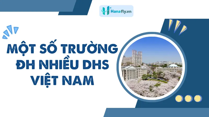 Một số trường ĐH nhiều DHS Việt Nam