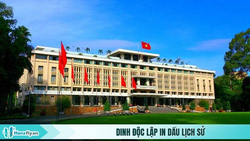 Dinh độc lập in dấu lịch sử